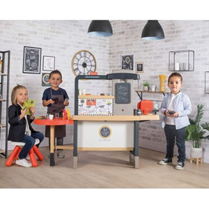 رستوران smoby مدل Chef Corner با قابلیت افزایش ارتفاع و 70 اکسسوری-اسباب بازی